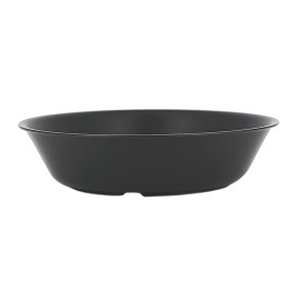 Talerz Plastikowe Głęboki Antracyt Durable PP Mineral Ø18cm (54 Sztuk)
