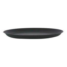 Talerz Plastikowe Płaski Antracyt Durable PP Mineral Ø27,5cm (54 Sztuk)
