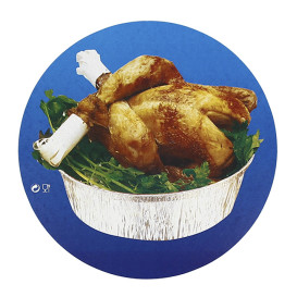 Pokrywka do Pojemnika Kraft Okrągłe z Kurczaka 935 i 1400ml (125 Sztuk)