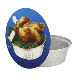 Pokrywka do Pojemnika Kraft Okrągłe z Kurczaka 935 i 1400ml (125 Sztuk)
