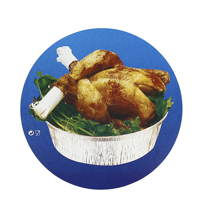 Pokrywka do Pojemnika Kraft z Kurczakana Okrągłe 935 i 1400ml (500 Sztuk) Pokrywka do Pojemnika Kraft z Kurczakana Okrągłe 935 i 1400ml (500 Sztuk)