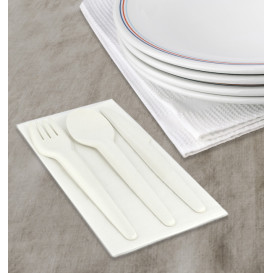 Widelczyki Papierowe Biale 17cm (50 sztuk)