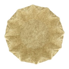 Głęboki Talerz Papierowe Kraft “Flower” Ø16cm 245g/m² (800 Sztuk)