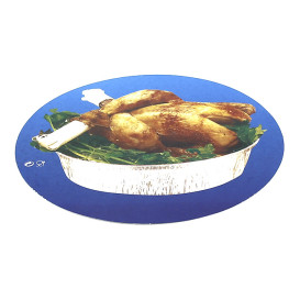 Pokrywka do Pojemnika Kraft Okrągłe z Kurczaka 935 i 1400ml (125 Sztuk)
