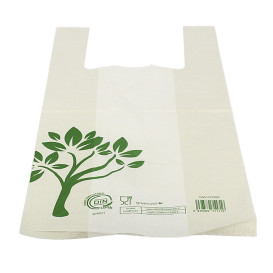 Reklamówki Zrywki Home Compost “Be Eco!” 35x45cm (100 Sztuk)