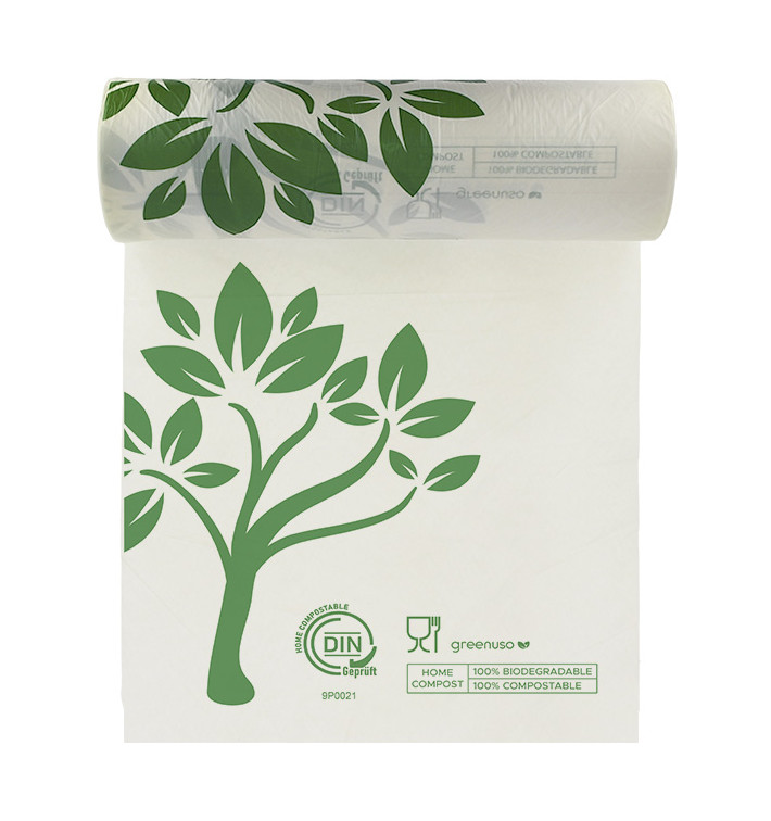 Rolka Market Torby Home Compost “Be Eco!” 30x40cm (500 Sztuk)