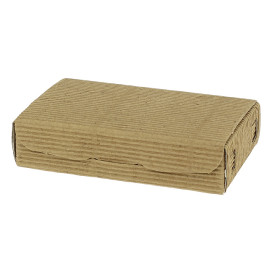 Pudełka na Czekoladki i Cukierki Kraft 11x6,5x2,5cm 100g (100 Sztuk)