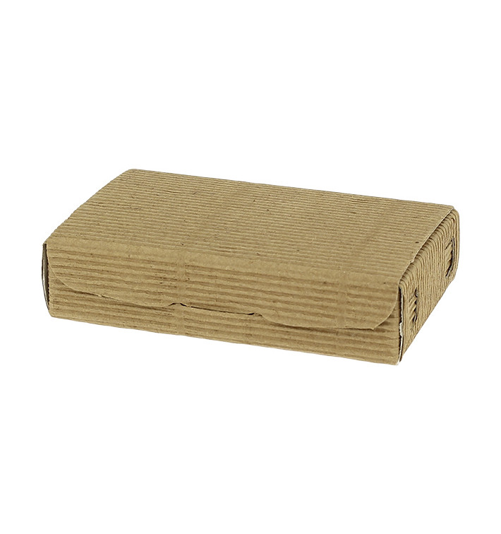 Pudełka na Czekoladki i Cukierki Kraft 11x6,5x2,5cm 100g (100 Sztuk) Pudełka na Czekoladki i Cukierki Kraft 11x6,5x2,5cm 100g (100 Sztuk)