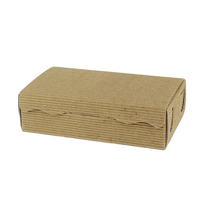 Pudełka na Czekoladki i Cukierki Kraft 14x8x3,5cm 250g (100 Sztuk)