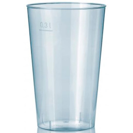 Kubki Wtryskiwane Przezroczyste PS 300 ml (25 Sztuk)