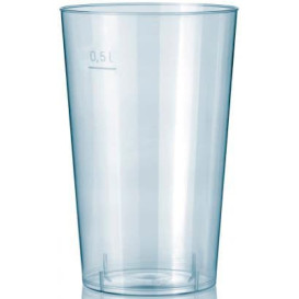 Kubki Plastikowe Przezroczyste PS 500 ml (360 Sztuk)