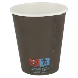 Kubki Papierowe 8 Oz/240ml Brązowy Ø8,0cm (50 Sztuk)