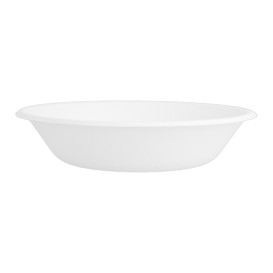 Talerz Głębokie Trzciny Cukrowej Białe Ø160mm (1000 Sztuk)