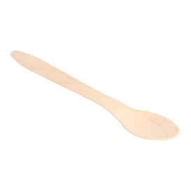 Łyżka Drewno Naturalne 187mm (100 Sztuk)