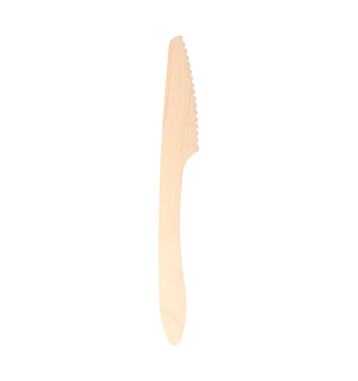 Nóż Drewno Naturalne 193mm (100 Sztuk) Nóż Drewno Naturalne 193mm (100 Sztuk)