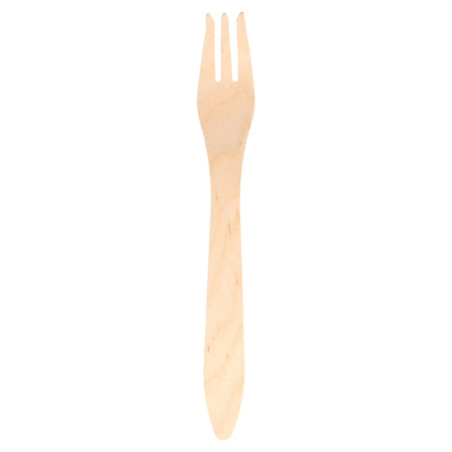Widelczyki Drewno Naturalne 18,3cm (1000 Sztuk)