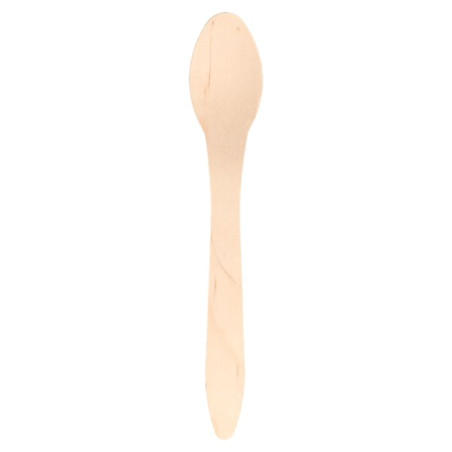 Łyżka Drewno Naturalne 18,7cm (1000 Sztuk)