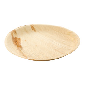 Talerz Okrągłe Liści Palmowych 23,0 cm (25 Sztuk)
