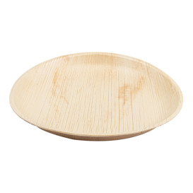 Talerz Okrągłe Liści Palmowych 25,0 cm (25 Sztuk)