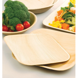 Tacki Owal Liści Palmowych 26x16x2,5cm (25 Sztuk)