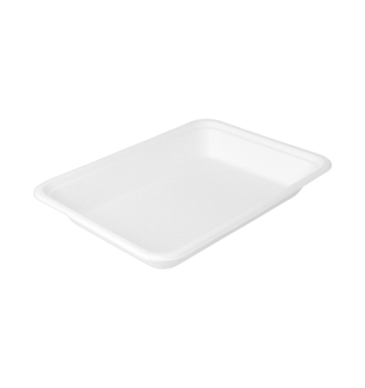 Tacki Trzciny Cukrowej 196x147x27mm (50 Sztuk) Tacki Trzciny Cukrowej 196x147x27mm (50 Sztuk)