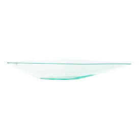 Plastic Tasting Plate PS Canoe 13cm (24 Units) 