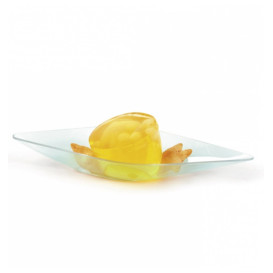 Plastic Tasting Plate PS Canoe 13cm (24 Units) 