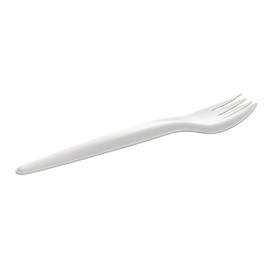 Widelczyki Papierowe Biale 17cm (50 sztuk)