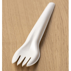 Widelczyki Papierowe Biale 17cm (50 sztuk)