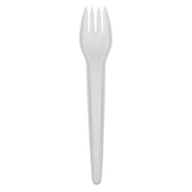 Widelczyki Papierowe Biale 17cm (50 sztuk)