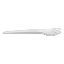 Widelczyki Papierowe Biale 17cm (50 sztuk)