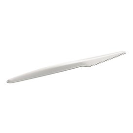 Nóż Papierowe Biale 17cm (50 sztuk)