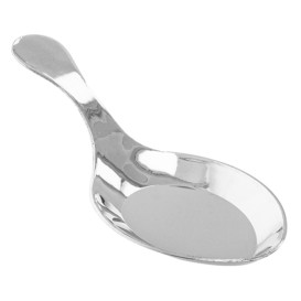 Łyżka Plastikowe na Sos Srebrne 10 cm (50 Sztuk)