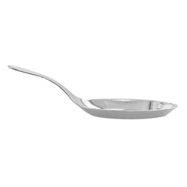 Łyżka Plastikowe na Sos Srebrne 10 cm (50 Sztuk)