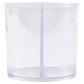 Kubki Plastikowe Podwójne do Degustacji Przezroczyste 60ml (500 Sztuk)
