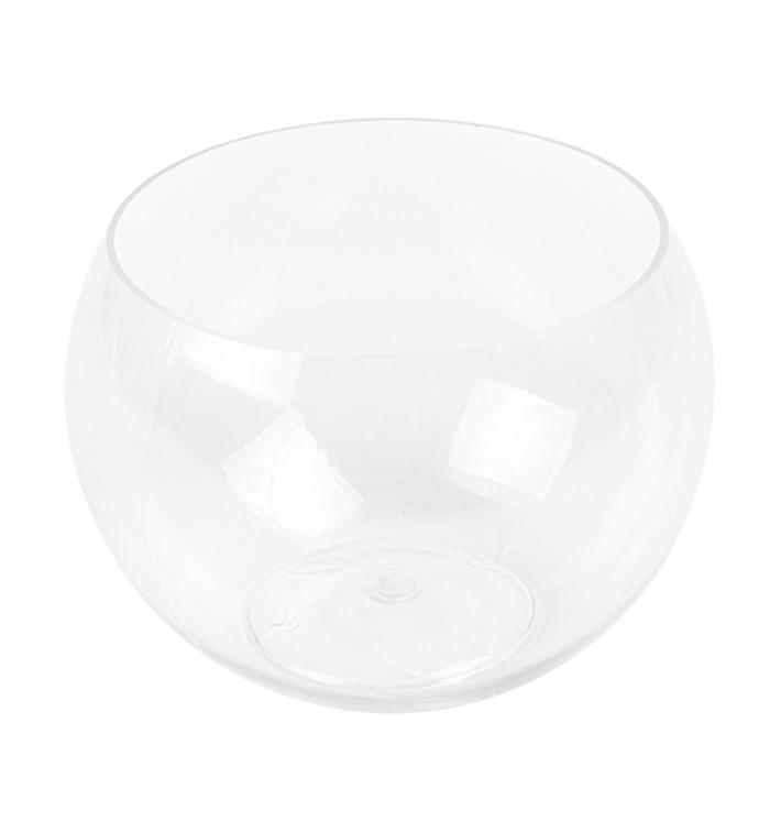 Tasting Plastic Bowl PS Sfere Shape Large Size Clear 150 ml (100 Units) Tasting Plastic Bowl PS Sfere Shape Large Size Clear 150 ml (100 Units)
