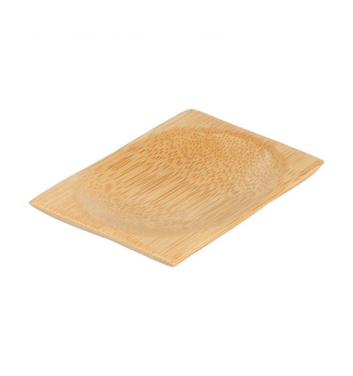 Bamboo Tasting Plate 6x8cm (50 Units) 