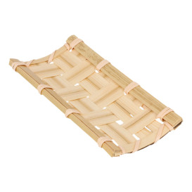 Tacki Finger Food Bambusowe - Opakowanie na wynos Plecionka 10,5x5cm (24 Sztuk)