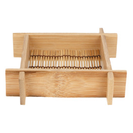 Tacki Finger Food Bambusowe - Opakowanie na wynos 12x12x3cm (20 Sztuk)