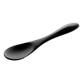 Łyżka Bambusowe Czarni 9cm (50 Sztuk)