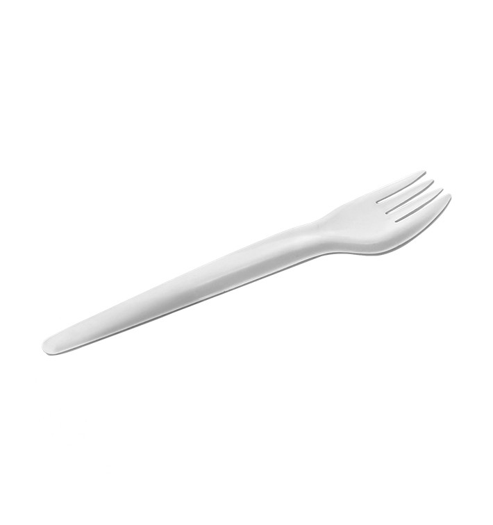 Widelczyki Papierowe Biale 17cm (50 sztuk) Widelczyki Papierowe Biale 17cm (50 sztuk)