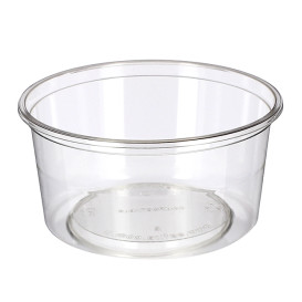 Miski Kompostowanie PLA Przezroczyste 360ml (50 Sztuk)