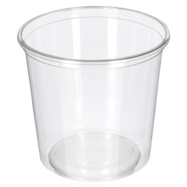 Miski Kompostowanie PLA Przezroczyste 720ml (50 Sztuk)