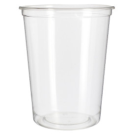 Miski Kompostowanie PLA Przezroczyste 960ml (50 Sztuk)