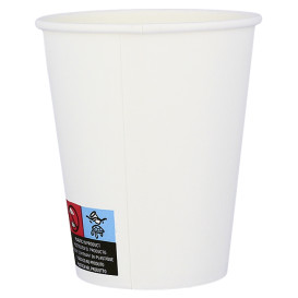 Kubki Papierowe ECO 8 Oz/240ml Białe Ø8cm (50 Sztuk)