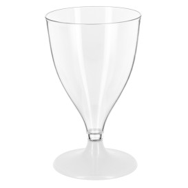 PS kubek wielokrotnego użytku do wody/wina Biała Stopa 200ml 2P (6 sztuk)
