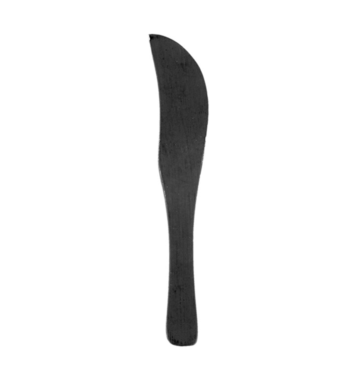 Nóż Bambusowe do Degustacji Czarni 9cm (500 Sztuk) Nóż Bambusowe do Degustacji Czarni 9cm (500 Sztuk)