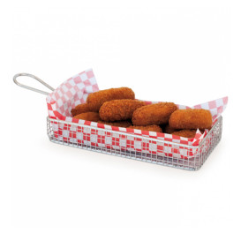Mini Frytkownice Snackholder Stal 22x10x6cm (6 Sztuk)
