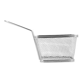 Mini Frytkownice Snackholder Stal 10x10x7,5cm (1 Sztuk)