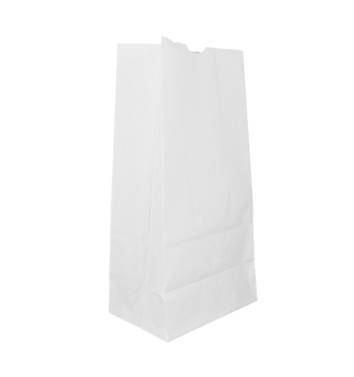 Torby Papierowe bez Uchwytów Kraft Białe 60g/m² 18+11x34cm (500 Sztuk) Torby Papierowe bez Uchwytów Kraft Białe 60g/m² 18+11x34cm (500 Sztuk)
